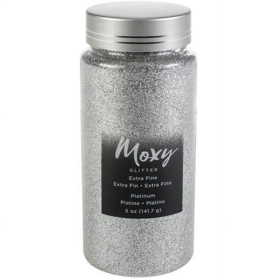 AMC Moxy Glitter ExFine 5oz Platinum