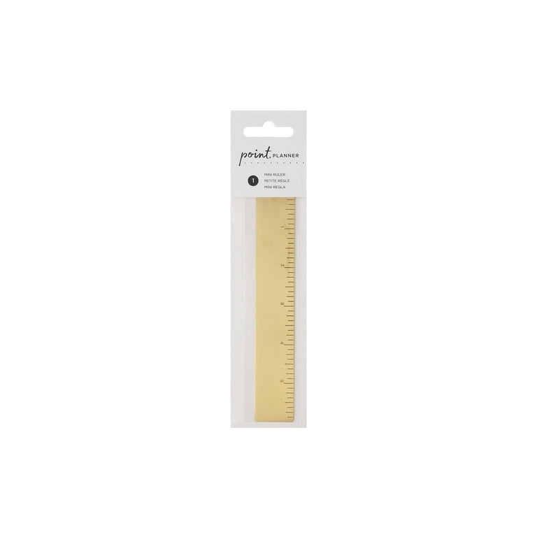 AMC Point Planner Mini Ruler Gold