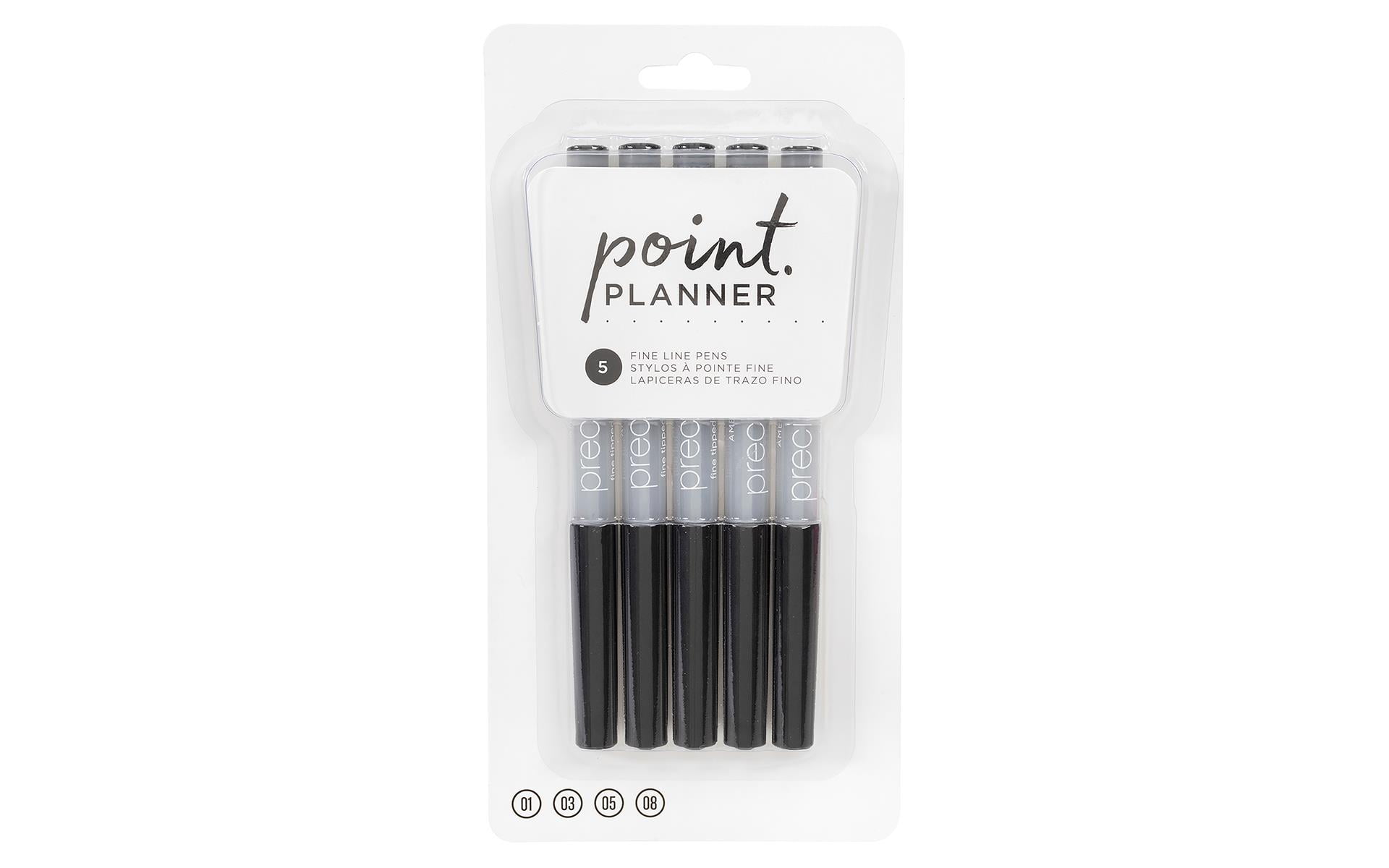 AMC Point Planner Pen Set Fine Line 5pc 