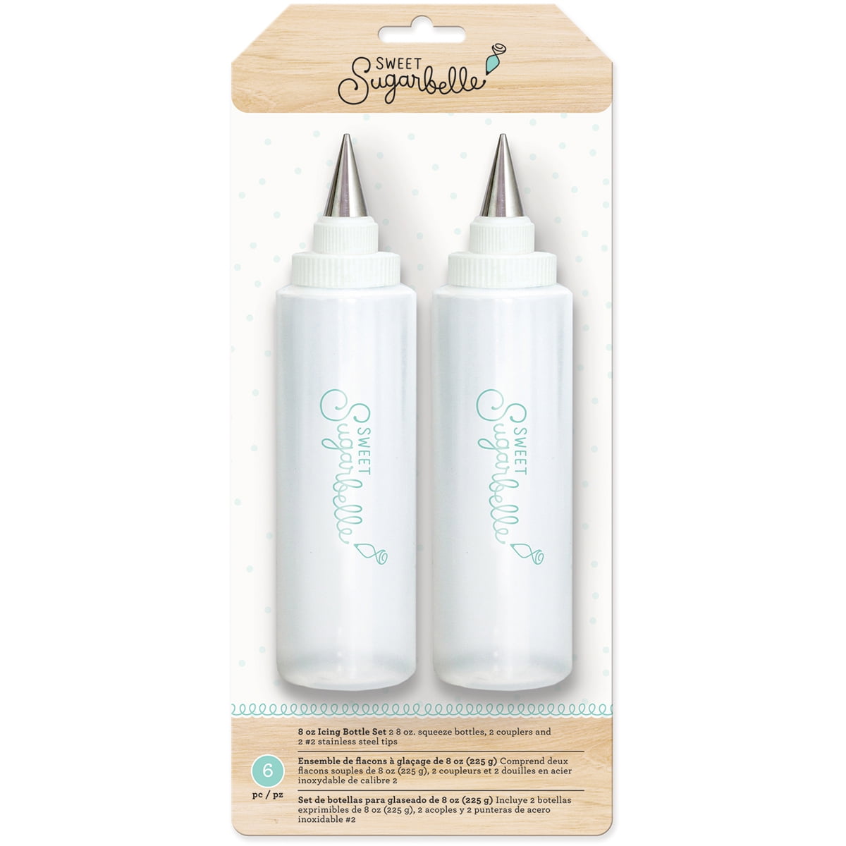 AMC Sugarbelle Icing Bottle Set with Coupler 8oz
