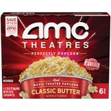 AMC Theatres Microwave Popcorn 6ct, Extra Butter