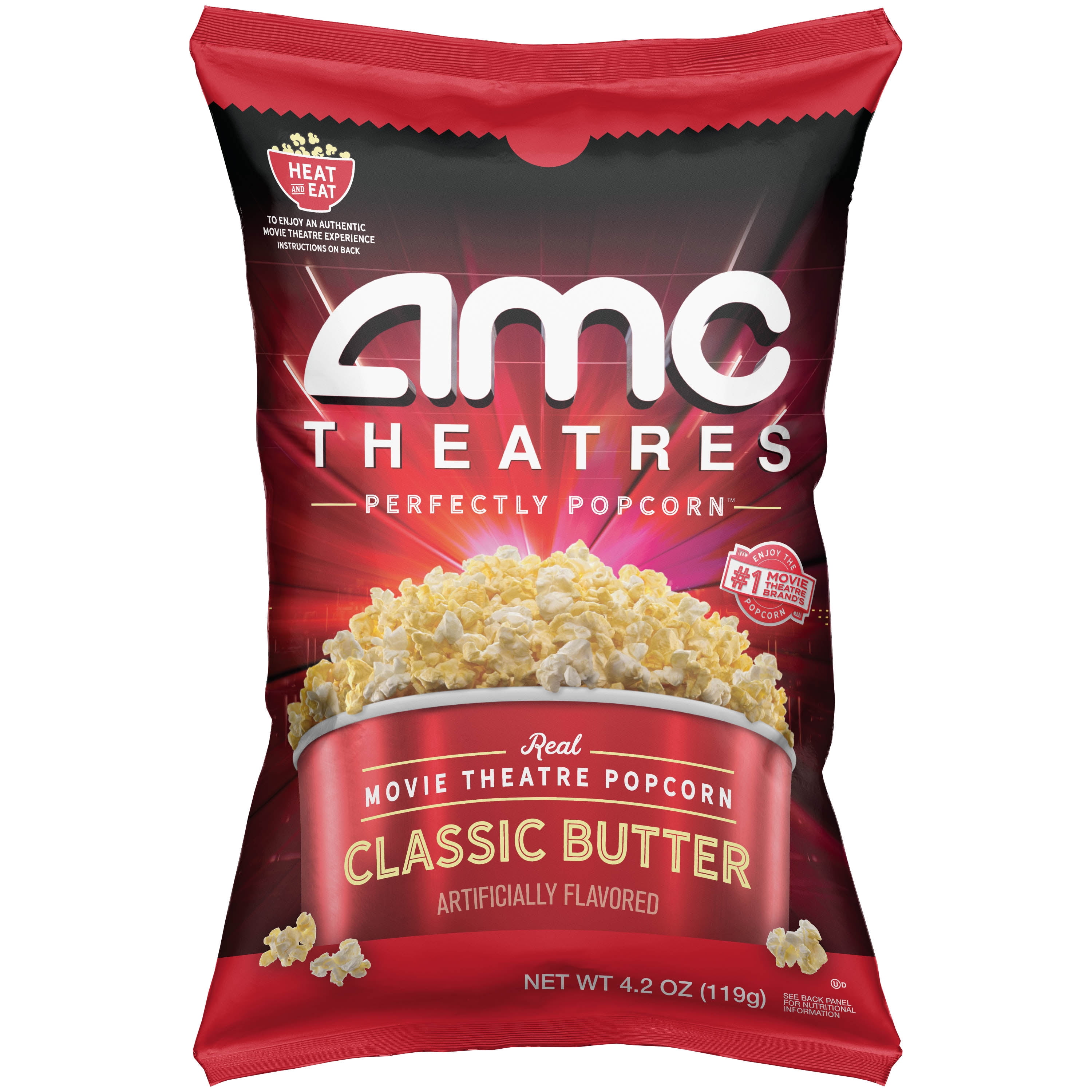 AMC Theatres Ready To Eat Popcorn Classic Butter Walmart amc-theatres-ready-to-eat-popcorn-classic-butter-walmart