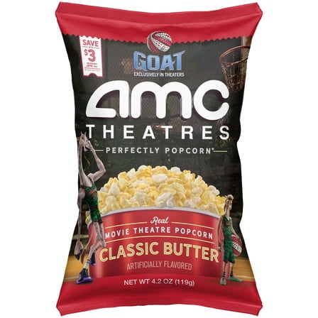 AMC Theatres Ready to Eat Popcorn, Classic Butter