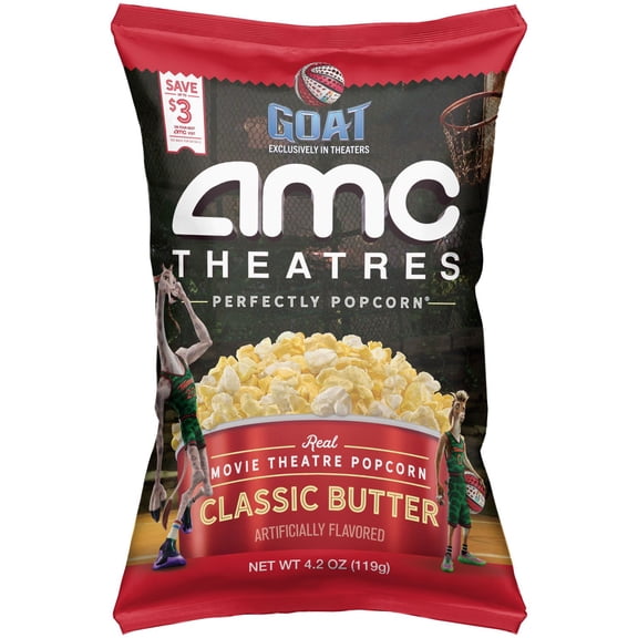 AMC Theatres Ready to Eat Popcorn, Classic Butter