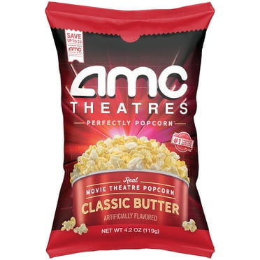 AMC Theatres Ready to Eat Popcorn, Classic Butter