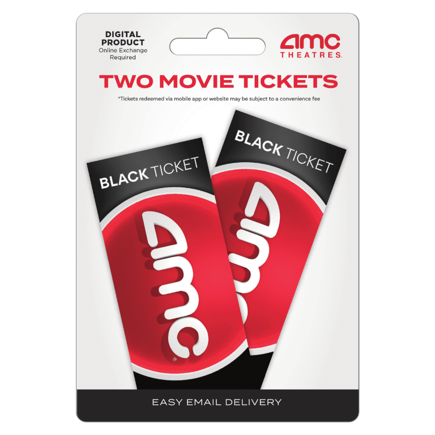 AMC Theatres - Two Standard/Digital Black Movie Tickets