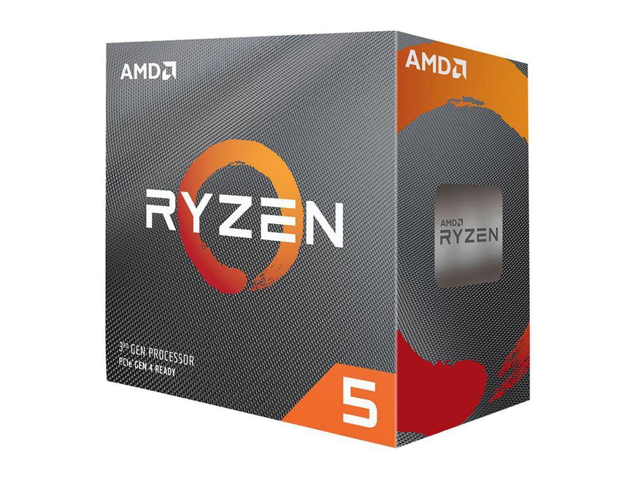 12-Thread 5 Wraith Unlocked Cooler Ryzen Processor 100-100000031SBX AMD Desktop 3600 Spire with 6-Core,