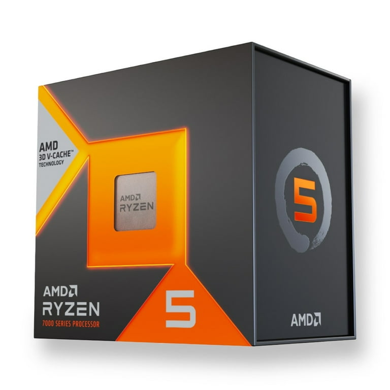 AMD 100-1000001904WOF Ryzen 5 7500X3D Box 1GHz Base 4.7GHz 6 Cores