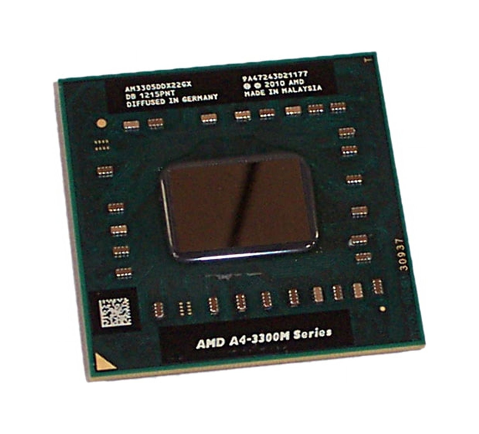 AMD A4-3305M 1.9GHz / AM3305DDX22GX Socket FS1 Mobile APU CPU Processor ...