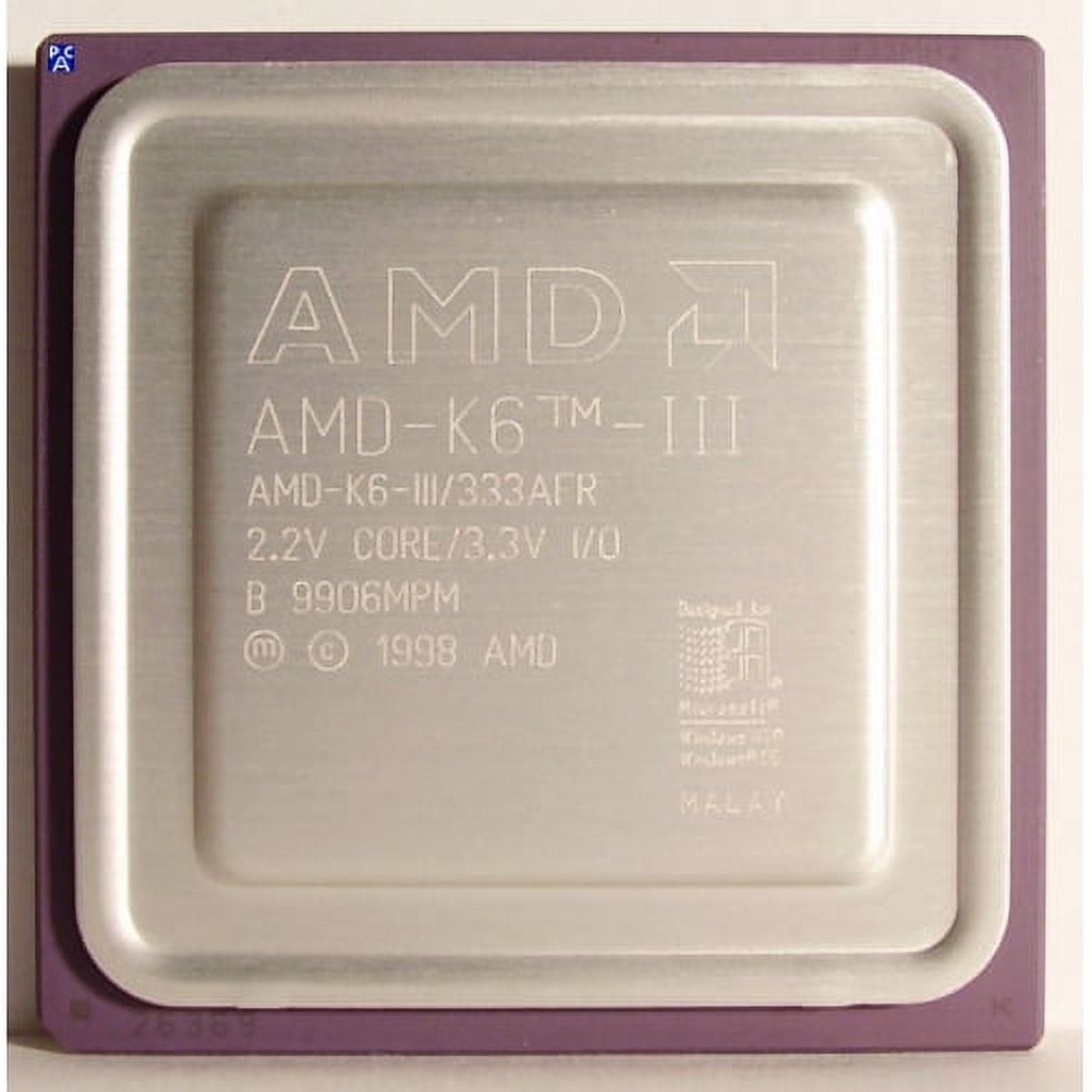 Processeur AMD K6-2/333AFR 2.2V - D'occasion, Fonctionnel - Modèle 3925 - Pour PC Vintage/rétro