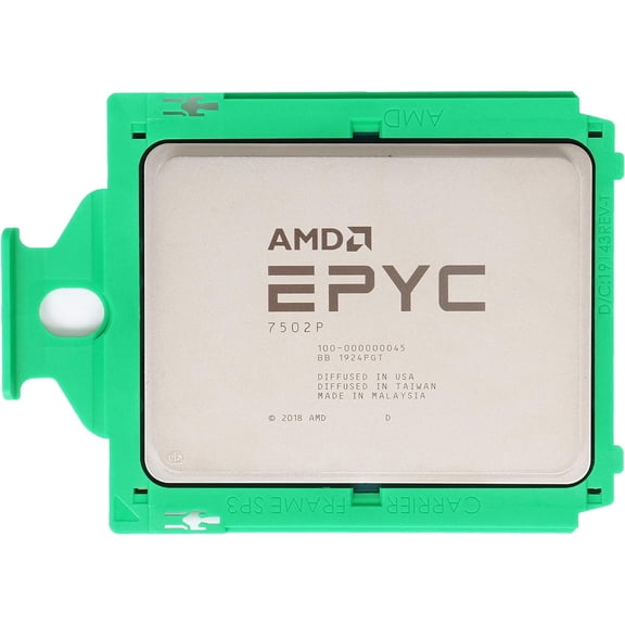 AMD EPYC 7502P Processor 32C 2.5GHZ 128MB Cache TDP 180W SP3 (OEM Tray Processor)