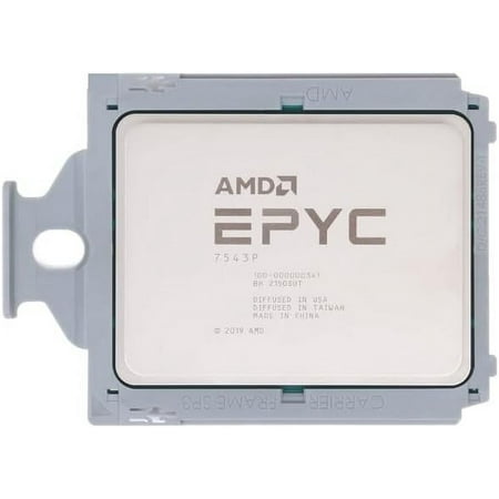 AMD Epyc 7543P Processor 32 Core 2.8GHz 256MB L3 Cache TDP 225W SP3 Socket, Single Socket (3rd gen) (100-000000341) (OEM Tray Processor)
