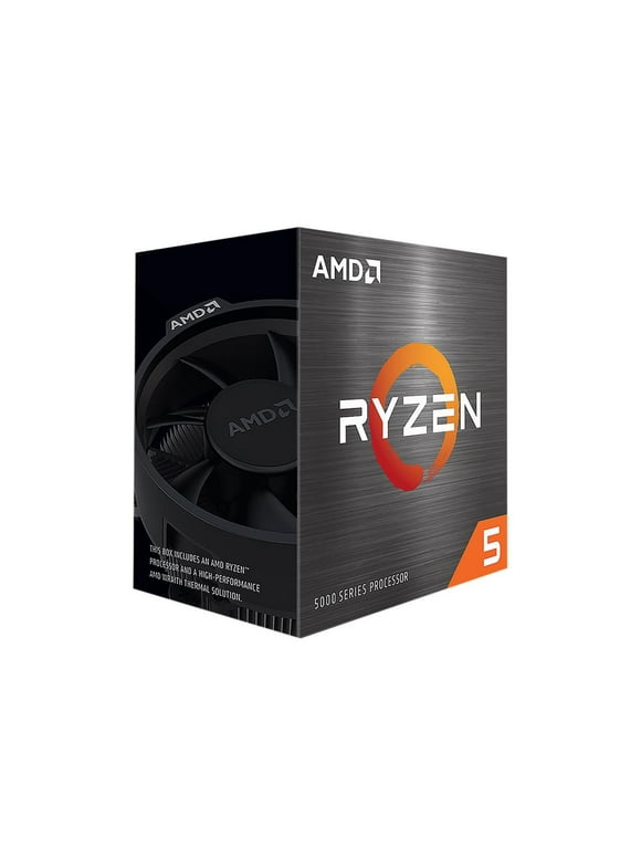 AMD Ryzen 5 5600 3.5 GHz 6-Core AM4 Processor with Wraith Stealth Cooler - 100-100000927BOX