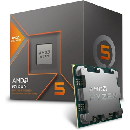 AMD Ryzen 5 8600G - Ryzen 5 8000-G Series 6-Core 4.3 GHz Socket AM5 65W AMD Radeon 760M Processor - 100-100001237BOX