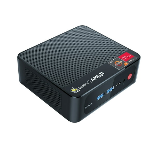 AMD Ryzen 7 3750H Beelink SER3 Gaming Mini PC Mini Desktop Computer 16GB DDR4 500GB NVMe SSD, 4K Dual HDMI, Type-C, WiFi5, BT 4.0, 57W
