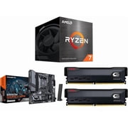 NEWEGG CPU & Motherboard &Memory Combo - Ryzen 7 5000 Series 8-Core 3.7 GHz Socket AM4 Desktop CPU Processor - B550M Gaming X WIFI6 mATX Motherboard - 32GB 2 * 16GB DDR4 3200 Memory