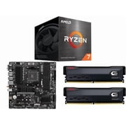 NEWEGG CPU & Motherboard &Memory Combo - Ryzen 7 5000 Series 8-Core 3.7 GHz Socket AM4 Desktop CPU Processor - B550M PRO-VDH WiFi AM4 Micro ATX Motherboard - 32GB 2 * 16GB DDR4 3200 Memory