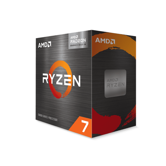 AMD Ryzen 7 5700G 8-Core 3.8 GHz Socket AM4 65W 100-100000263BOX Desktop Processor AMD Radeon Graphics