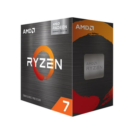 AMD Ryzen 7 5700G - Ryzen 7 5000 G-Series Cezanne (Zen 3) 8-Core 3.8 GHz Socket AM4 65W AMD Radeon Graphics Desktop Processor - 100-100000263BOX