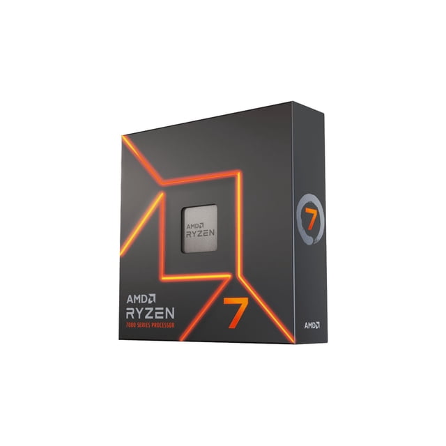AMD Ryzen 7 7700X - 8-Core 4.5 GHz - Socket AM5 - 105W Desktop Processor (100-100000591WOF)