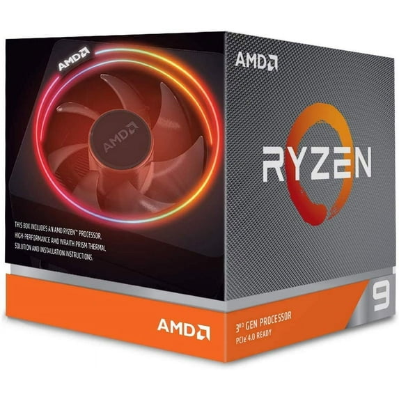AMD Ryzen 9 3900X 12-Core, 24-Thread 4.6 GHz AM4 Processor