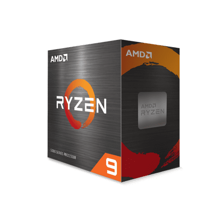 AMD - Ryzen 9 5900X 4th Gen 12-core, 24-threads Unlocked Desktop Processor Without Cooler - Black