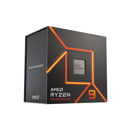 AMD Ryzen 9 7900 - Ryzen 9 12-Core Socket AM5 65W AMD Radeon Graphics Processor - 100-100000590BOX