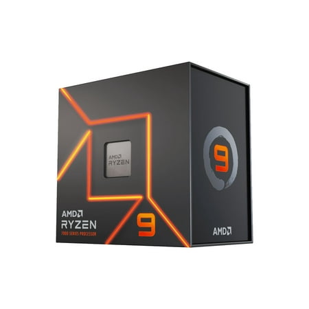 AMD - Ryzen 9 7900X 12-Core - 24-Thread 4.7 GHz (5.6 GHz Max Boost) Socket AM5 Unlocked Desktop Processor - Silver