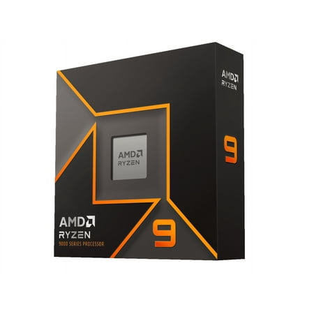 AMD - Ryzen 9 9900X 12-Core - 24-Thread 4.4 GHz (5.6 GHz Max Boost) Socket AM5 PCI Express 5.0 Unlocked Desktop Processor - Silver