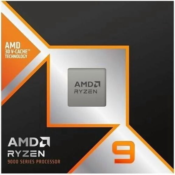 AMD Ryzen 9 9900X3D 12-Core 24-Thread Desktop Processor - 12 Cores & 24 Threads - Up to 5.50 GHz Max Boost Clock - 2nd Gen AMD 3D V-Cache Technology - AMD EXPO technology - AMD Radeon Graphics