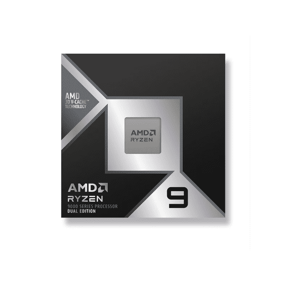 AMD Ryzen 9 9950X3D2 Dual Edition Desktop Processor - 16 Cores and 32 Threads - Up to 5.60GHz Max Boost Clock - 208MB Cache (L2+L3) - AM5 CPU Socket - 200W Default TDP
