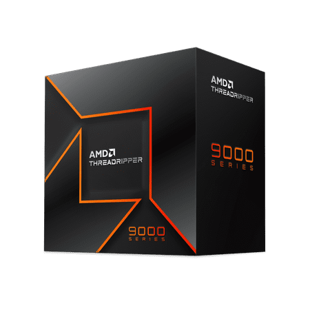AMD - Ryzen Threadripper 9970X 32-Core - 64-Thread 4 GHz (5.4 GHz Max Boost) Socket sTR5 Unlocked Desktop Processor - Black