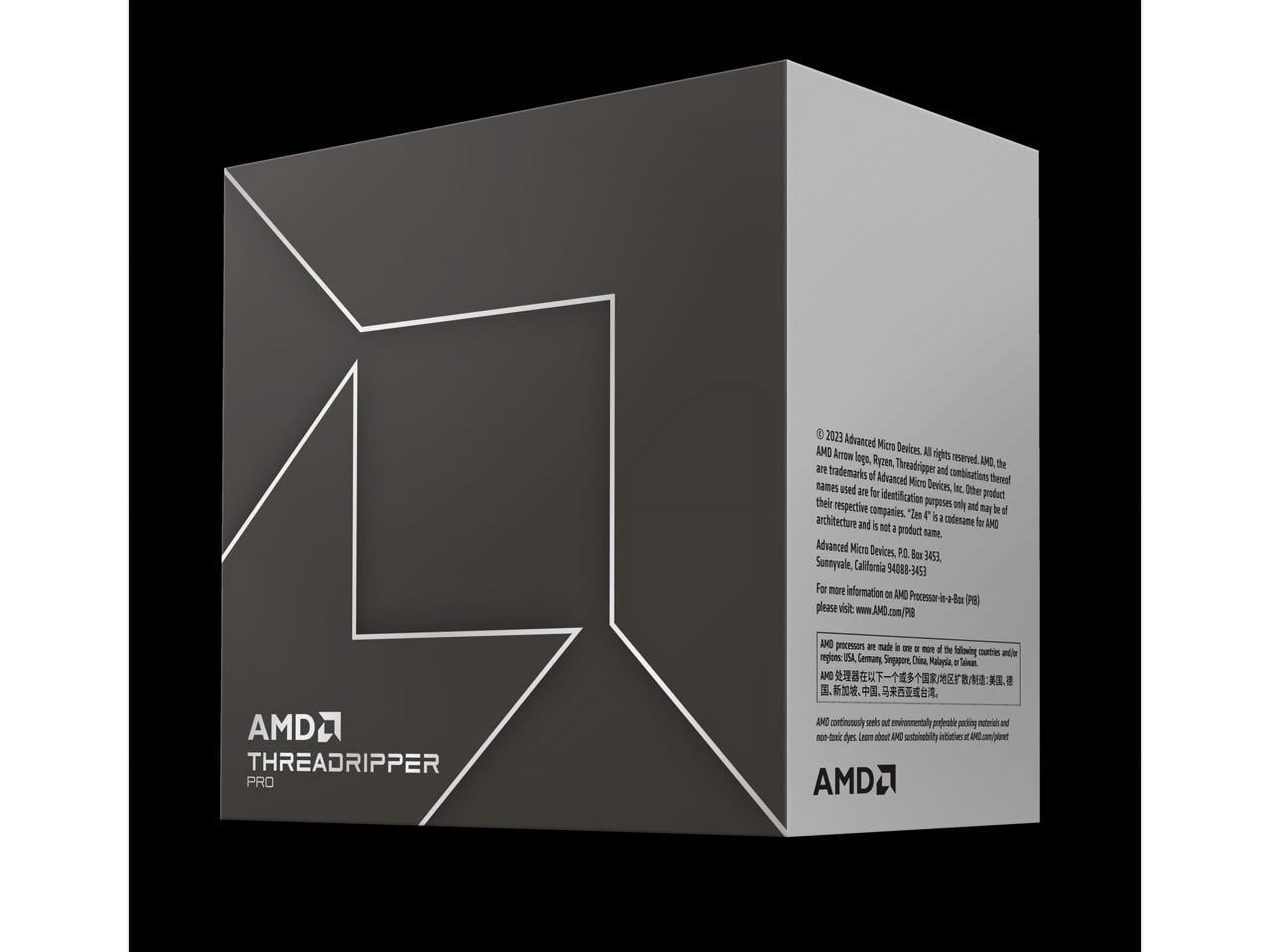 AMD Ryzen Threadripper PRO 7975WX Processor - 32 CPU Cores & 64 Threads -  128MB L3 Cache - Up to 5.3 GHz Boost Clock - AMD 