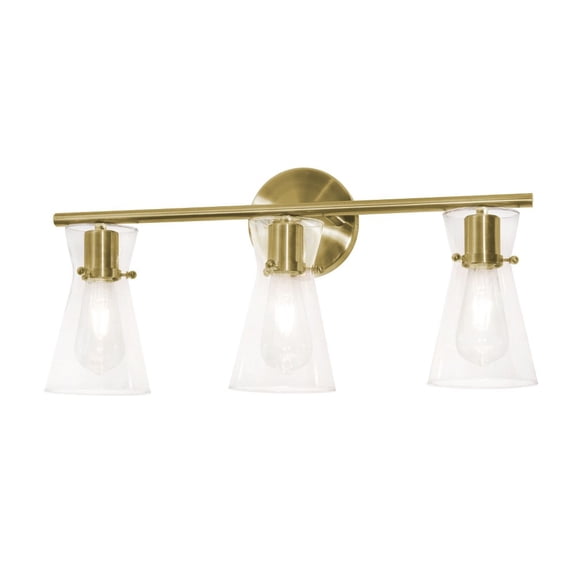 AMDV2210MBSB AFX Amanda - 3 Light Bath Vanity In Modern Style-10 Inches Tall And 6 Inches Wide