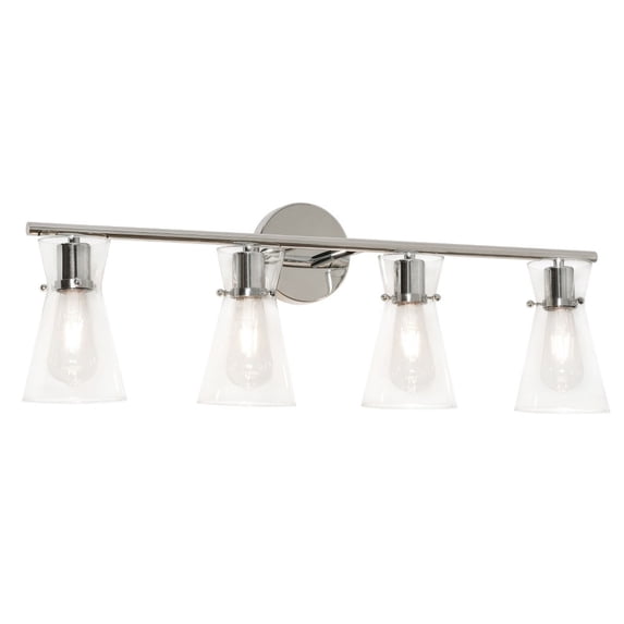 AMDV3310MBPC AFX Amanda - 4 Light Bath Vanity In Modern Style-10 Inches Tall And 6 Inches Wide