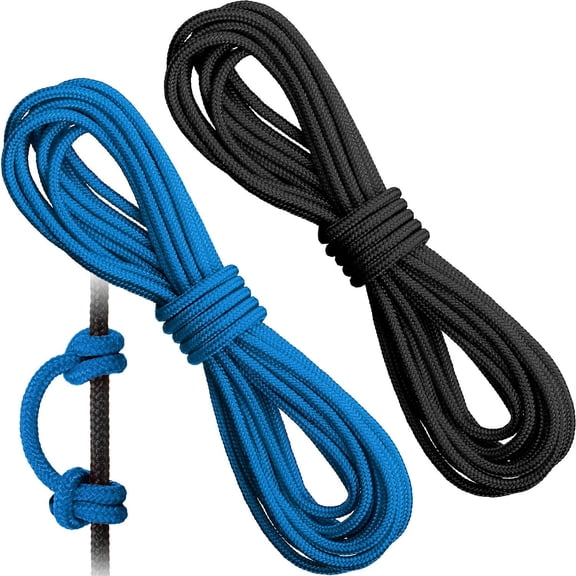 AME 2 Pieces Archery D Loop Rope 10 Feet Archery Bowstring Serving Thread D Loop Rope Release Material Nocking D Loop Rope String