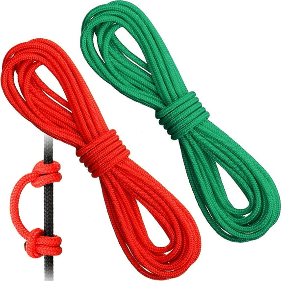AME 2 Pieces Archery D Loop Rope 10 Feet Archery Bowstring Serving Thread D Loop Rope Release Material Nocking D Loop Rope String