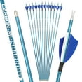 thumbnail image 1 of AME 31 inch Pure Carbon Arrows ID4.2mm Feathers SP400-1000 Archery Bow Shooting Hunting, 1 of 11