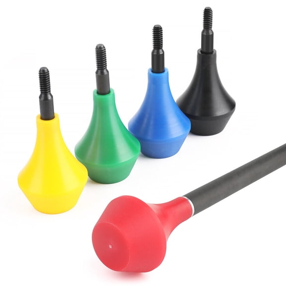 AME 6pcs Archery Nylon Arrowheads Screw In Broadheads Target Practice Shooting Safe Game