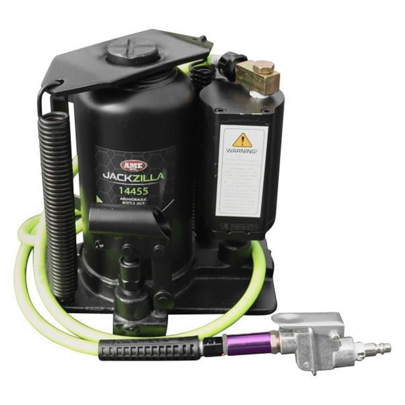 ACME Premium 20-Ton Air Hydraulic Bottle Jack, Black, 33.2 lbs