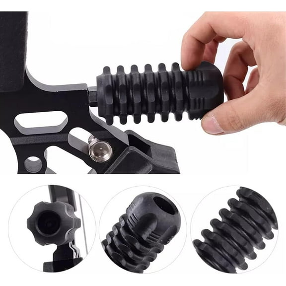 AME Archery Compound Bow Stabilizer Bow Riser Extension Dampener Target Quick Disconnect Silencers Stabilizer for Recurve Bow Hunting Shooting