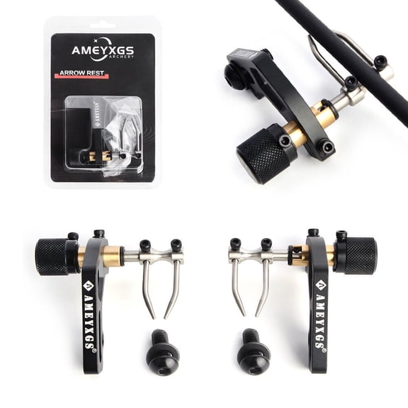 AME Archery Drop Away Arrow Rest Adjustable Recurve Compound Bow Hunting Right Left（LH）
