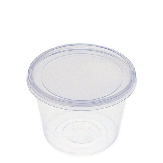 AME D'ESSENCE (50PCS/SET-16oz) Ultra Clear Plastic Food Container with Lids Food Prep to go Container Great for Salad Reusable Food Storage Containers with Lids BPA-Free Leak Proof Light Duty