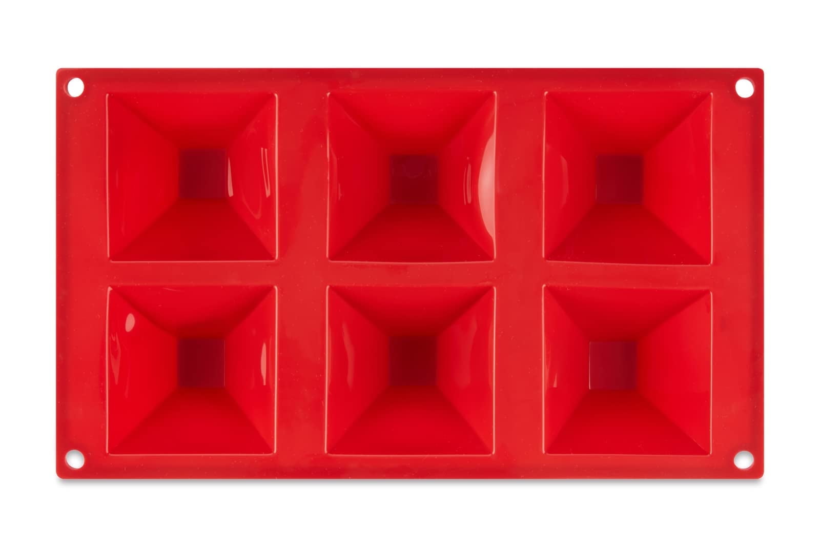 AME D'ESSENCE Pyramid Shaped Silicone Baking Mold - Non-Stick, Flexible ...
