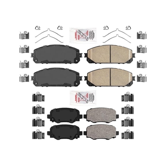 AME Improved Disc Brake Pads & Hardware for Jeep Trailhawk 14-23 3.2L V6 330MM