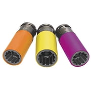AME International 68025 3 Piece Spline Plus Suv/lt Lug Removal Sockets