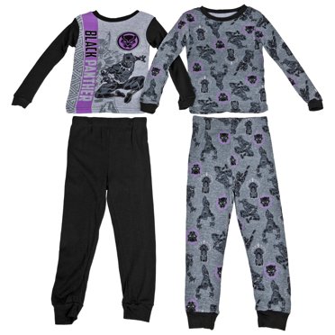 Nickelodeon Boys' Avatar The Last Airbender 4-Piece Cotton Pajama Set - Sizes 4-10