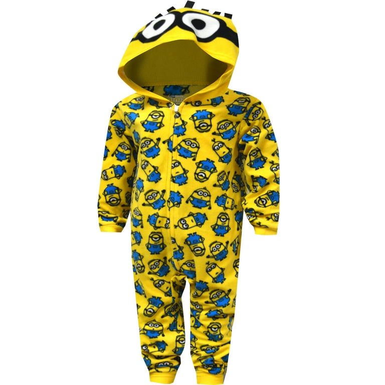 Minion pajamas best sale one piece