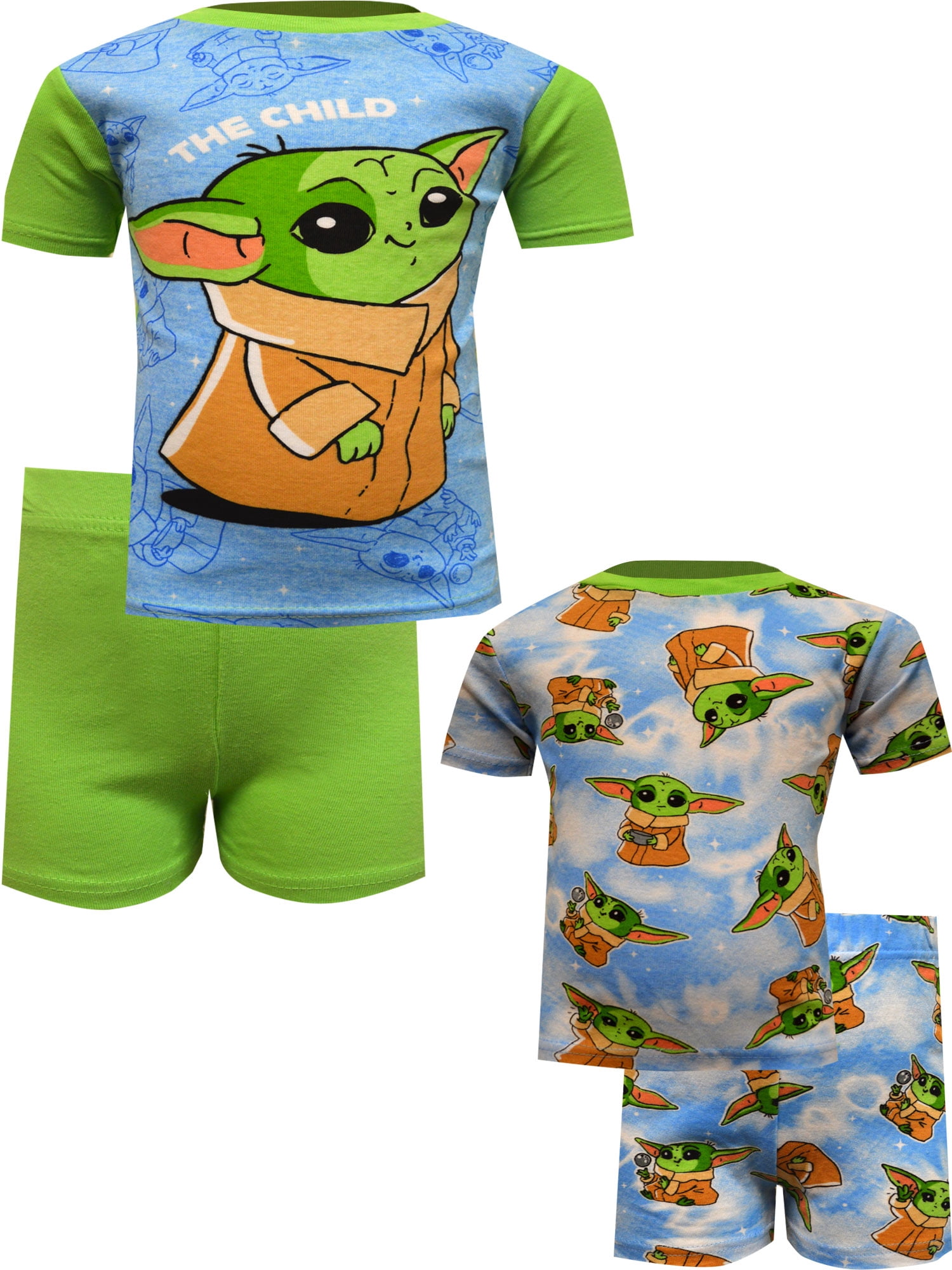 Star Wars Baby Yoda Schlafanzug Für Mädchen – One-Piece Mit Kapuze, Pink/gelb, Größe 18 Monate