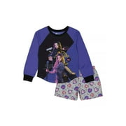 AME SLEEPWEAR Girls Disney Descendants Wickedly Cool Shortie Pajama (4)